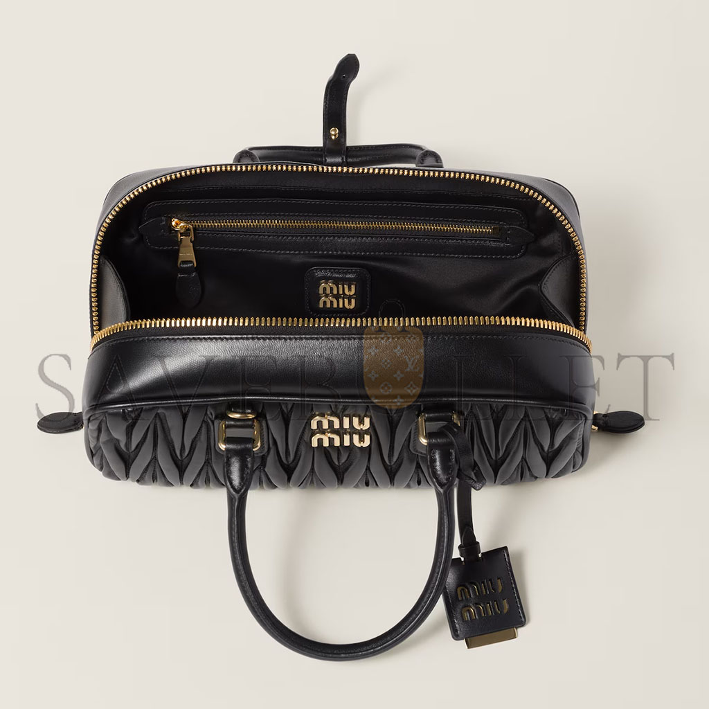 M1v M1v arcadie matelassÉ nappa leather bag 5bb148 (22*10.5*7.5cm)